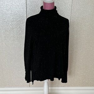 Elegant Black Turtleneck Sweater